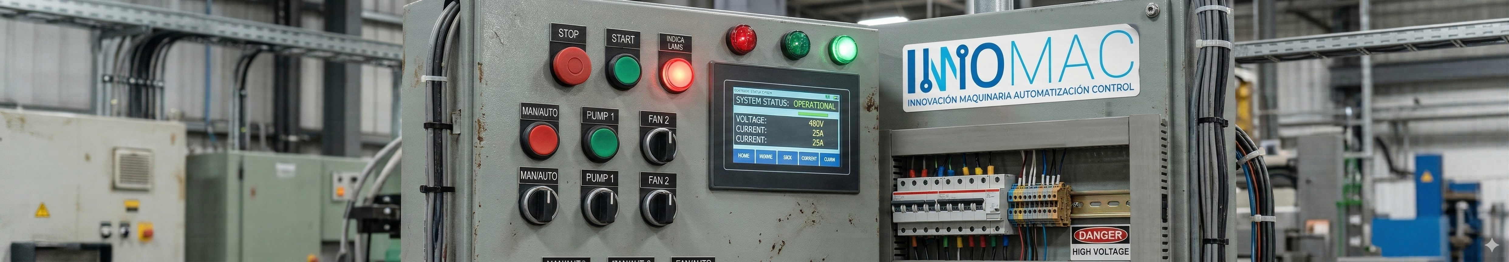 Tablero eléctrico de control